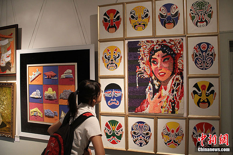 甘肅展出高校畢業作品-中新網